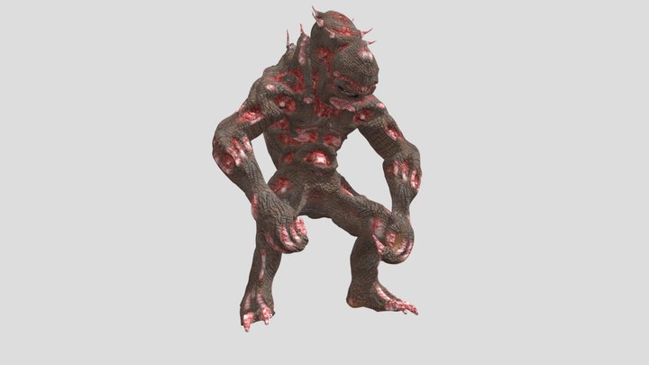 Monster Creature Mutant 3D Model