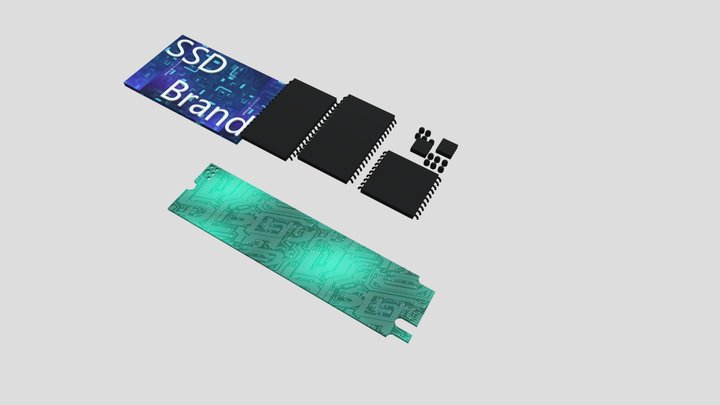 SSD 3D Model