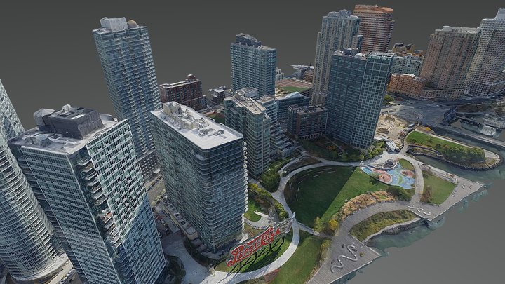 LIC Condos Simplified 3d Mesh 3D Model