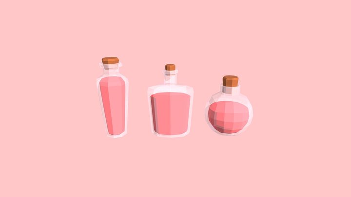 Potions 3D Model