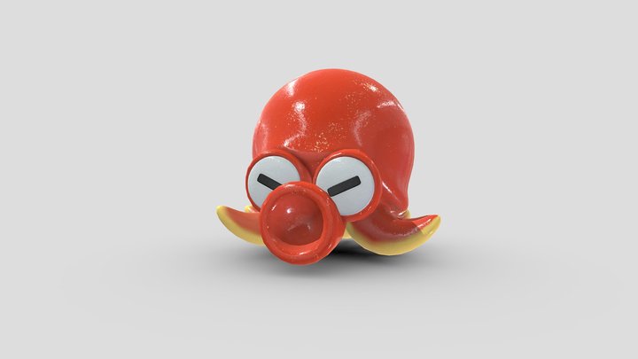Octorock 3D Model