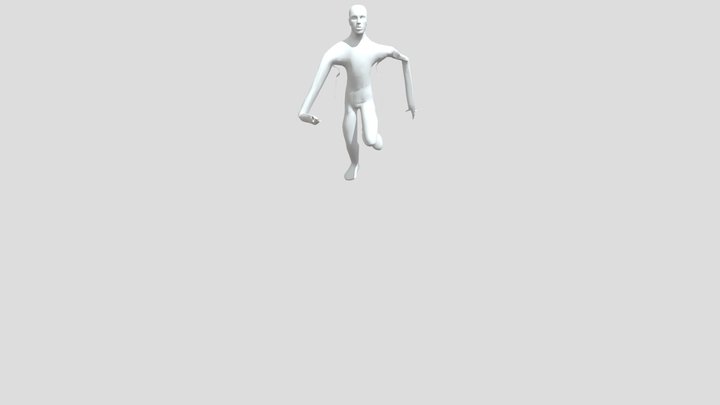 Long Arm Running 3D Model