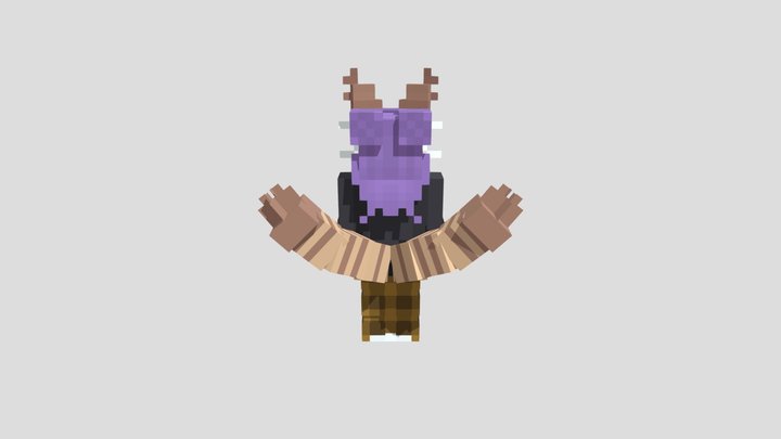 Caty Pastelska - minecraft model 3D Model