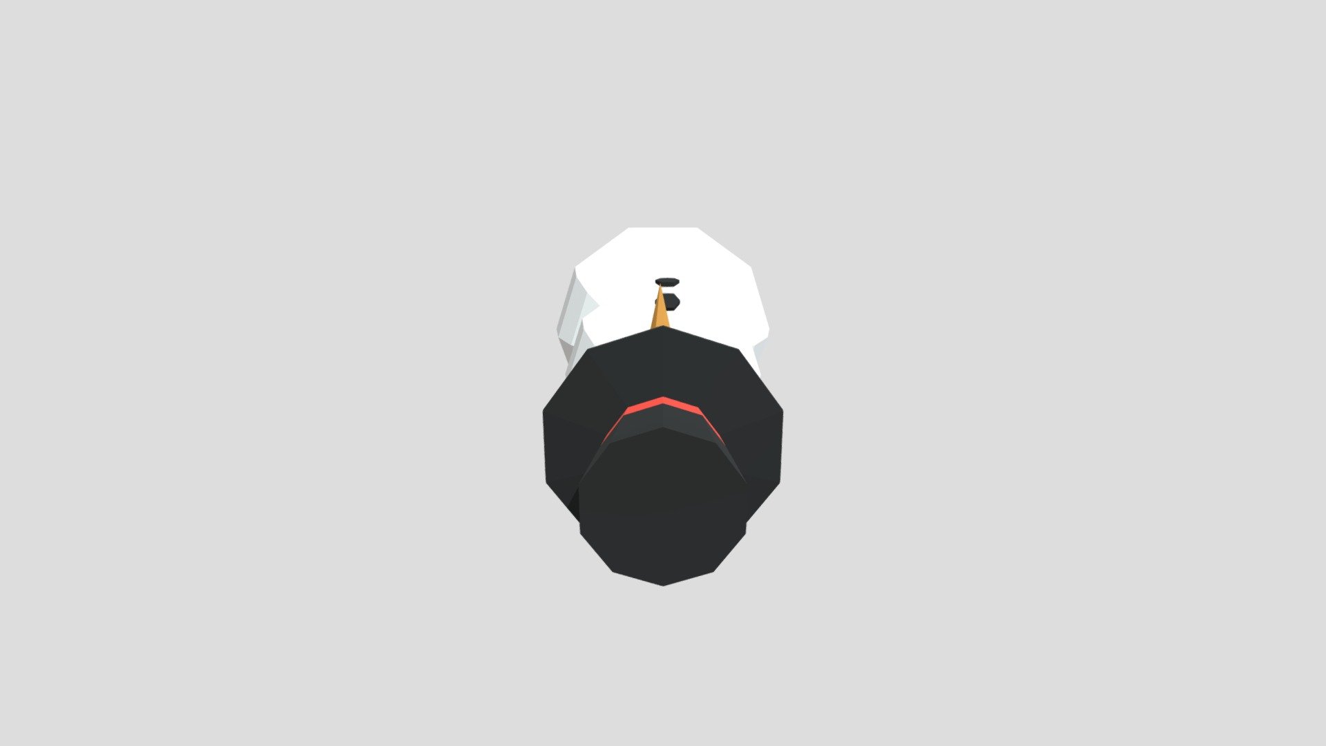 Snowman from Poly by Google