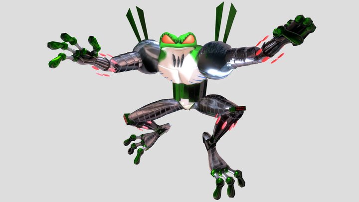 CyberFrog 3D Model