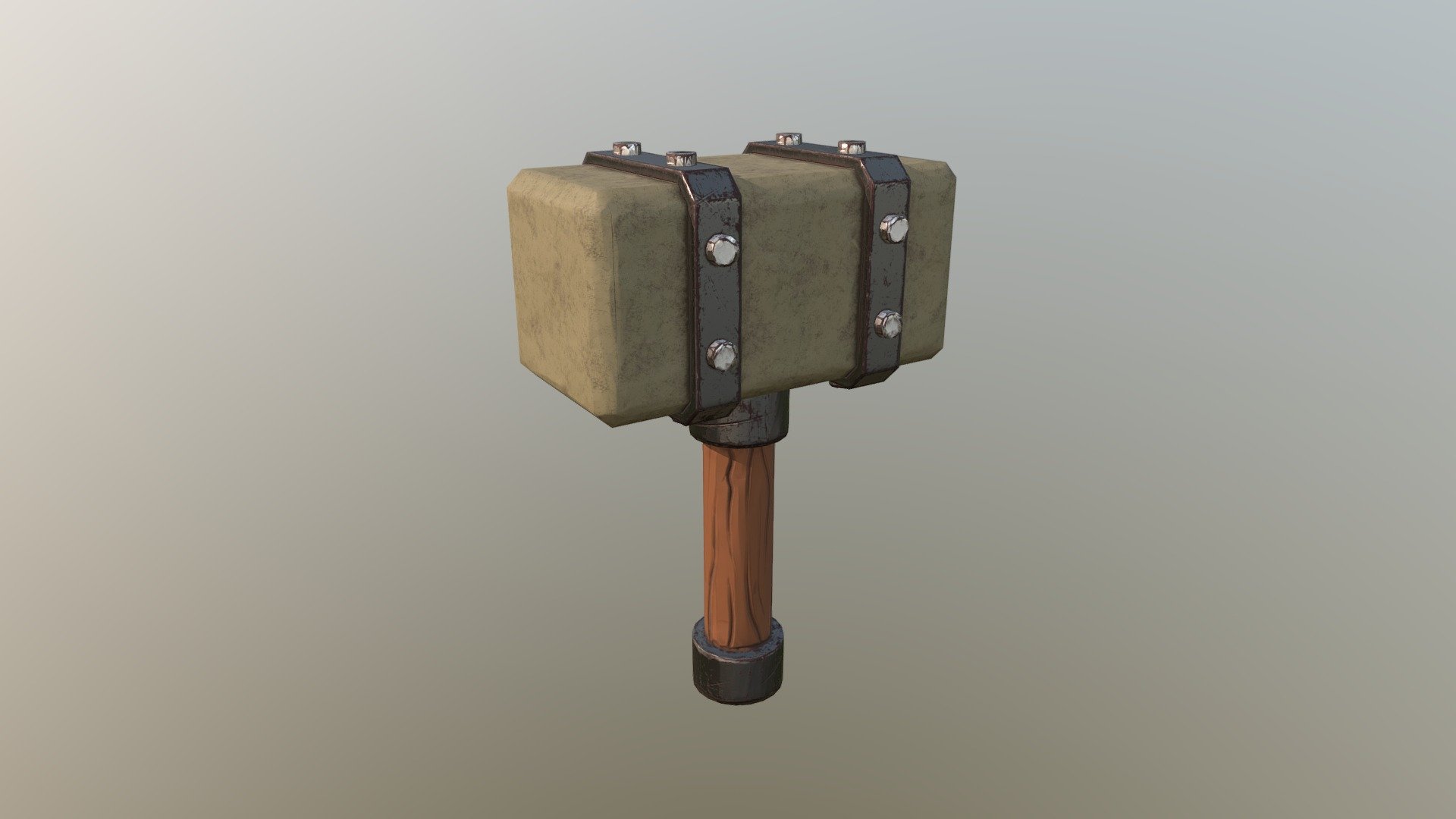 Stylized Hammer - Martillo sencillo - 3D model by Alberto Sicilia ...