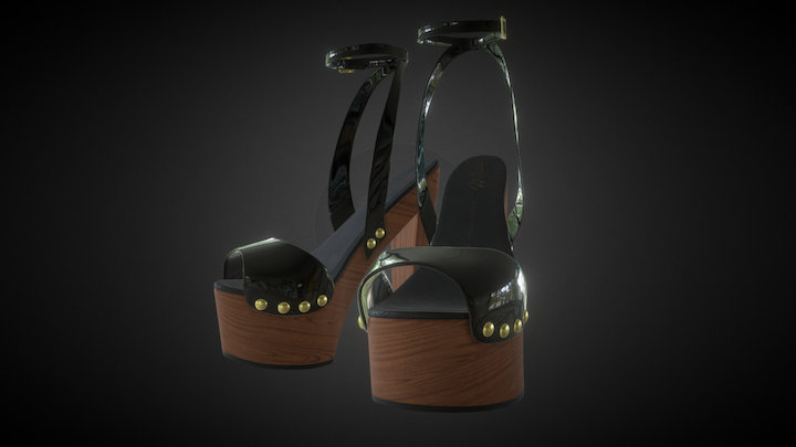 Misa Heels Sketchfab 3D Model