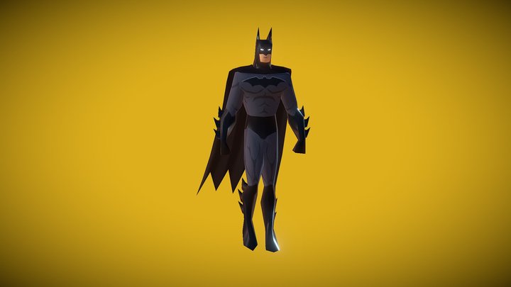 Batman Ps1 graphics 3D Model