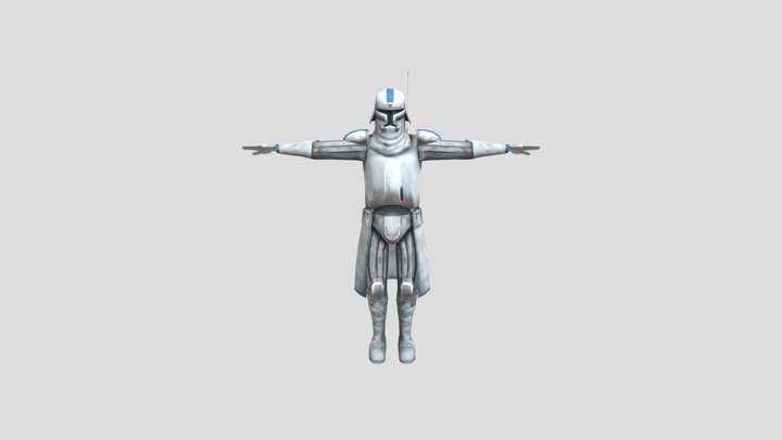 snow clone trooper 3D Model