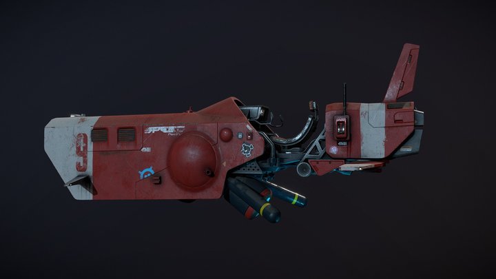 Ship 3D Model