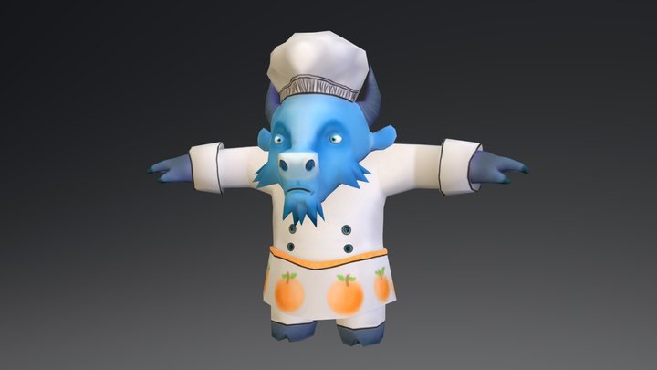 Bull  3D Model