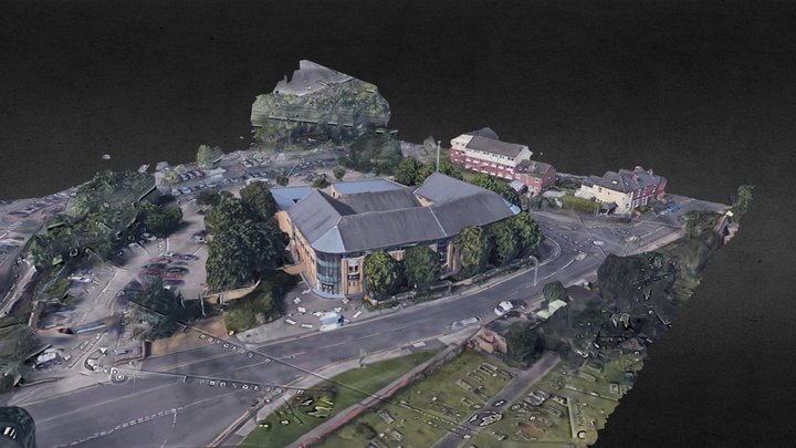 Carlton Police Station c2012 3D Model