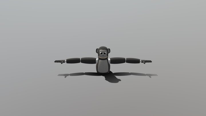 robot monkey 3D Model