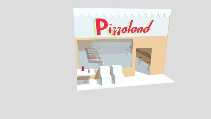 Pizzaland 2 3D Model