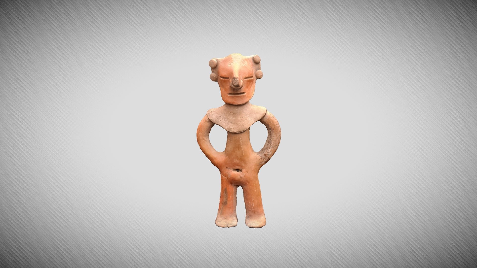 Figurín Silbato Guangala f19 — Sketchfab embed 3D viewer