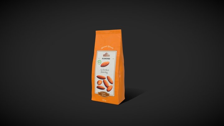 Biscuit Sponge Cake 3D Model