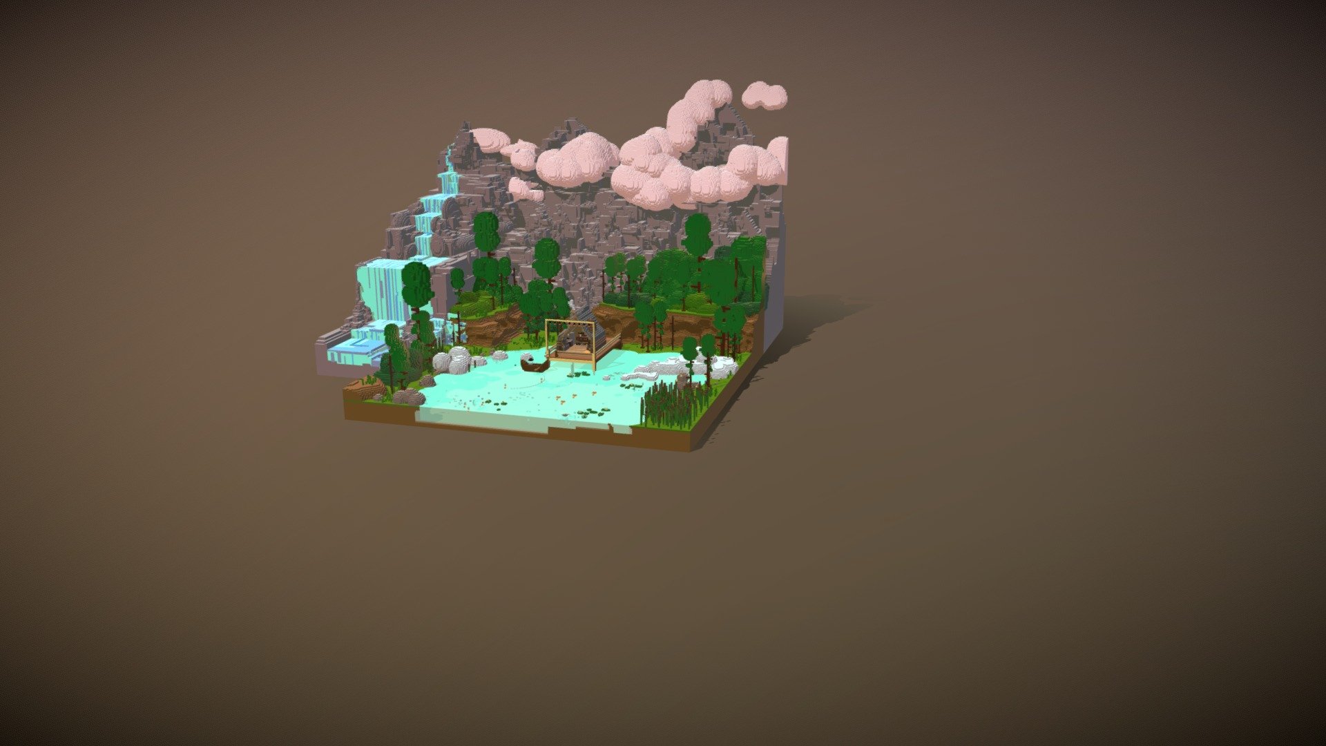Domek nad jeziorem — Sketchfab embed 3D viewer