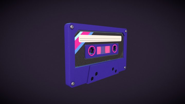 Cassette tape 3D Model