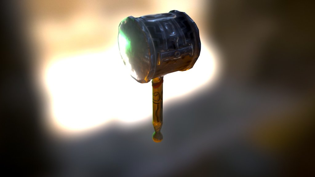 hammer LOW-POLY