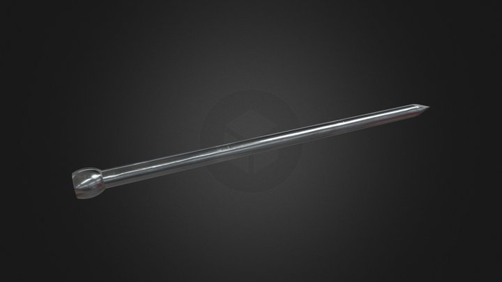 Finishing Nail 3D Model