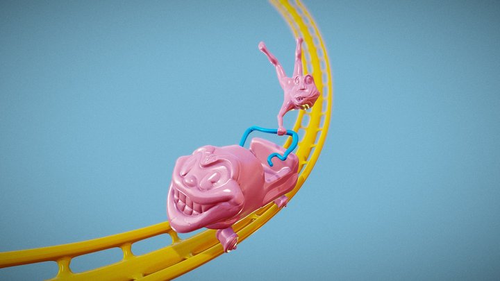 Rollercoasters A 3D model collection by DaddyVivi Sketchfab