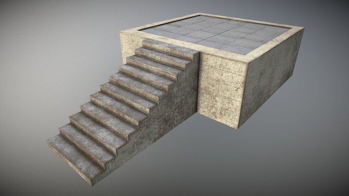 Monument Platform 3D Model
