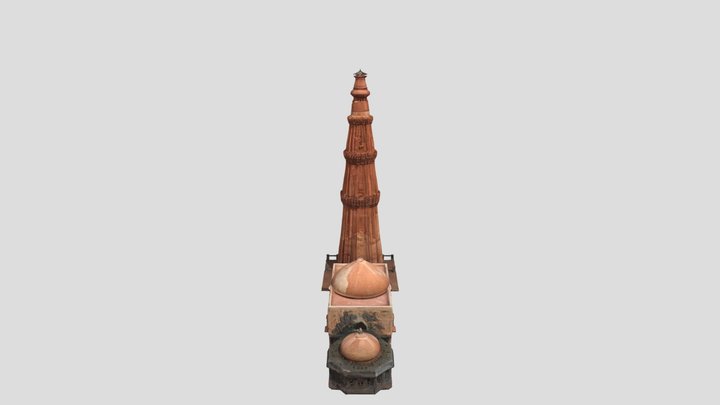 Qutub minar 3D Model