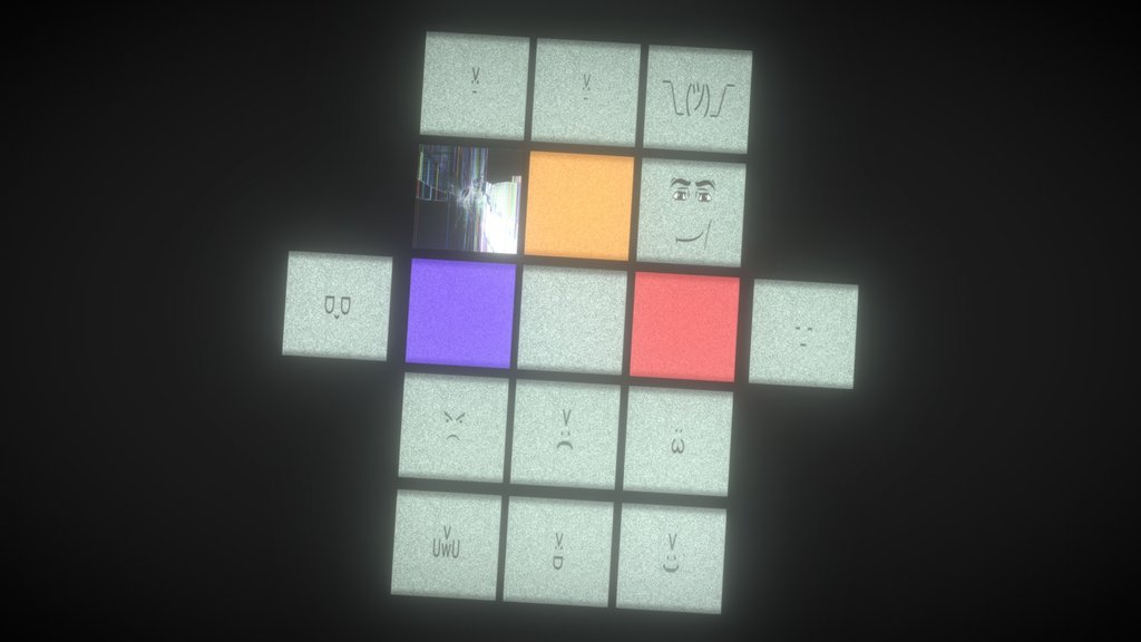 TV screen textures