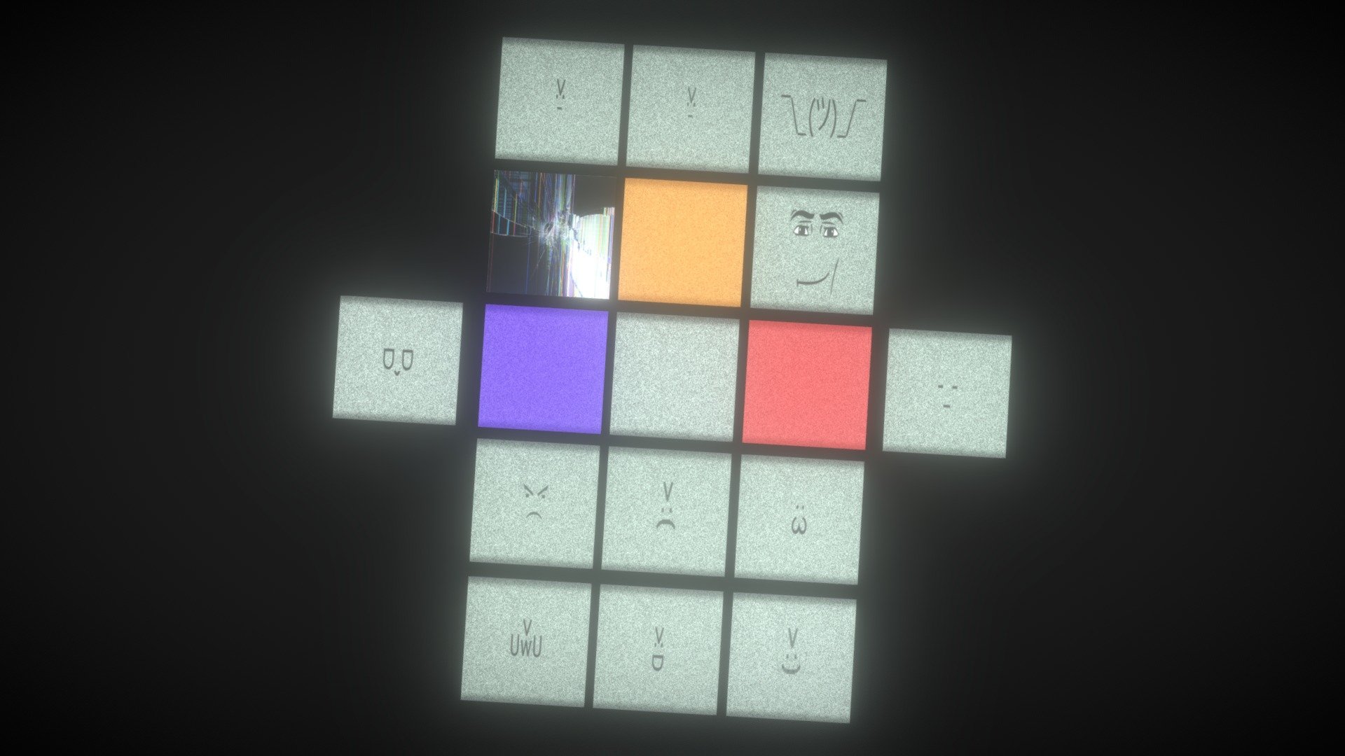 TV screen textures - Download Free 3D model by photon (that one larry ...
