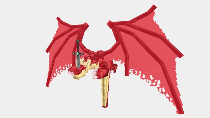 Red Dragon 3D Model