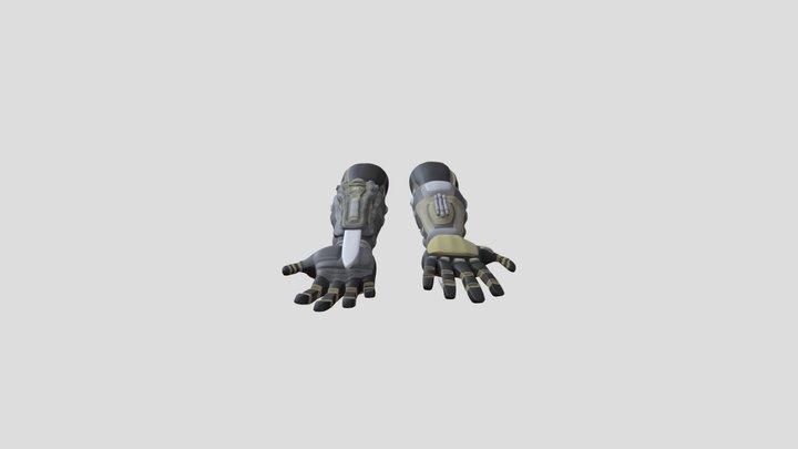 Hard surface_Hoja oculta_UCA 3D Model
