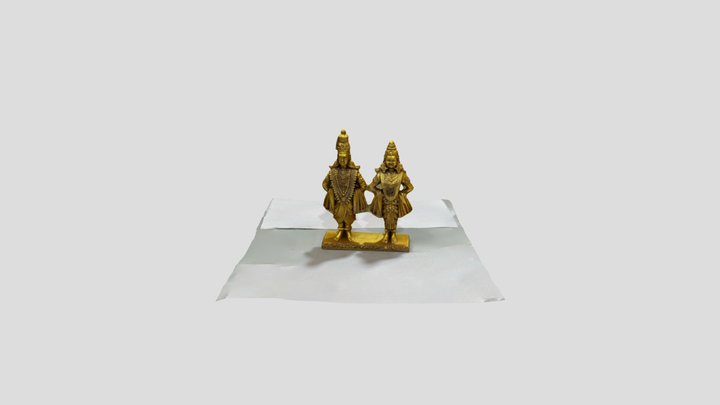 Vitthal Rukmini 3D Model