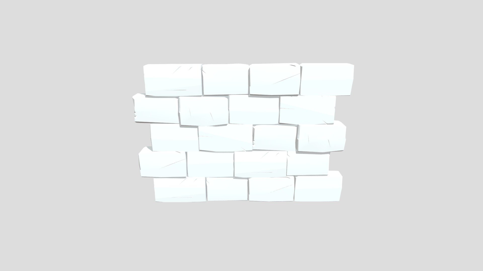 LowPoly Antique Brickwall
