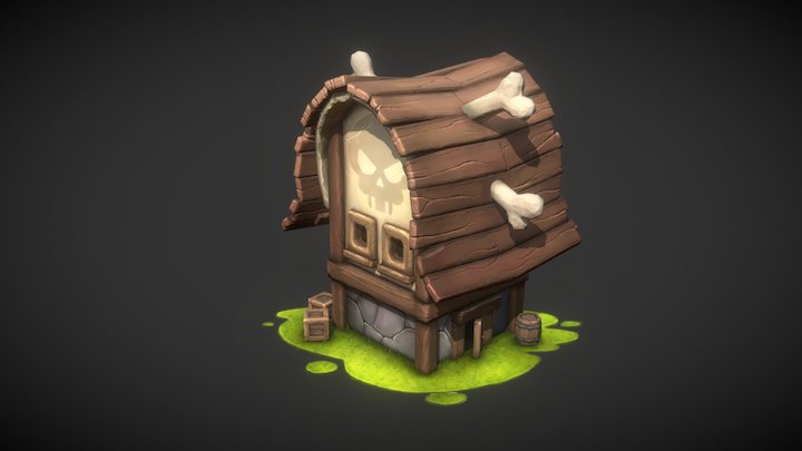 Pirate House 3D Model