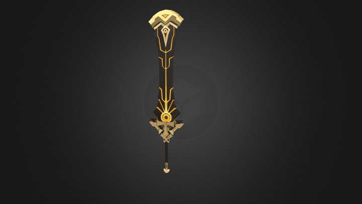 Magic greatsword 3D Model