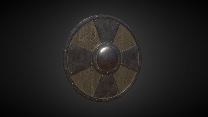 Round Shield 3D Model