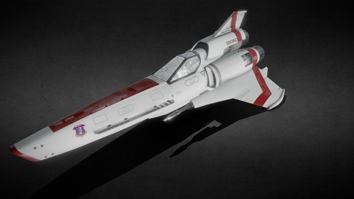 Battlestar Galactica Viper - MKII 3D Model