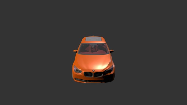 BMW 5-series Gran- Turismo 3D Model