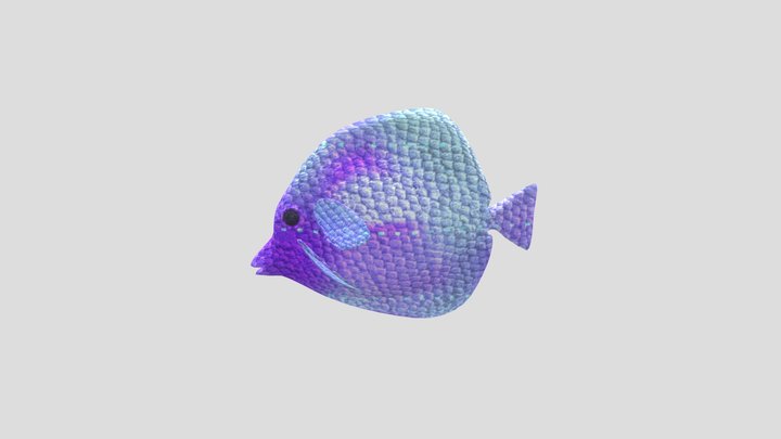 Tropical Fish 3D Model