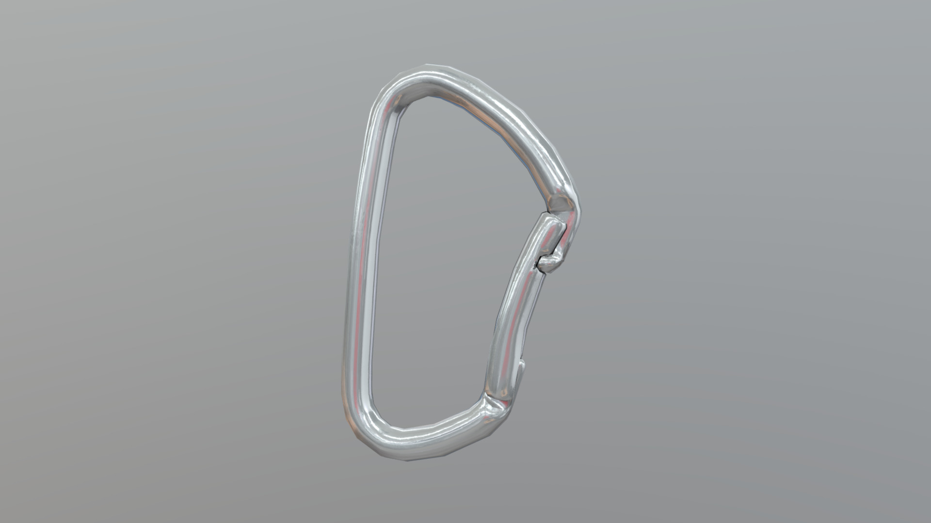 3D model Carabiner - This is a 3D model of the Carabiner. The 3D model is about shape.