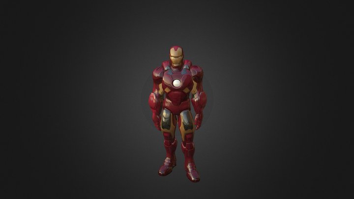 Iron Man Gangnam Style 3D Model
