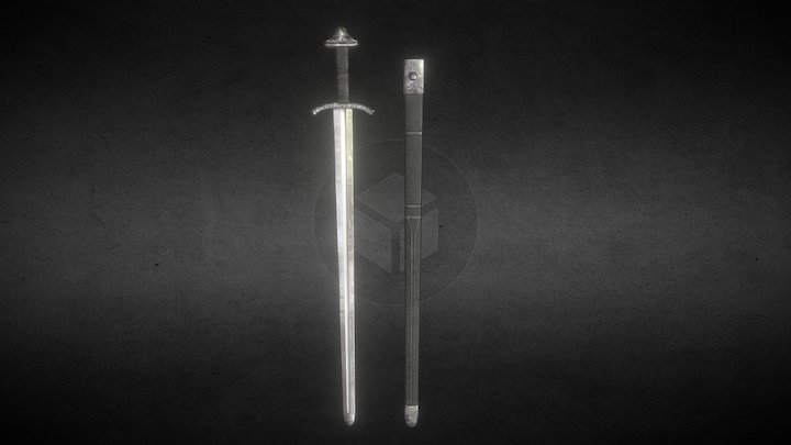 Viking Sword 3D Model
