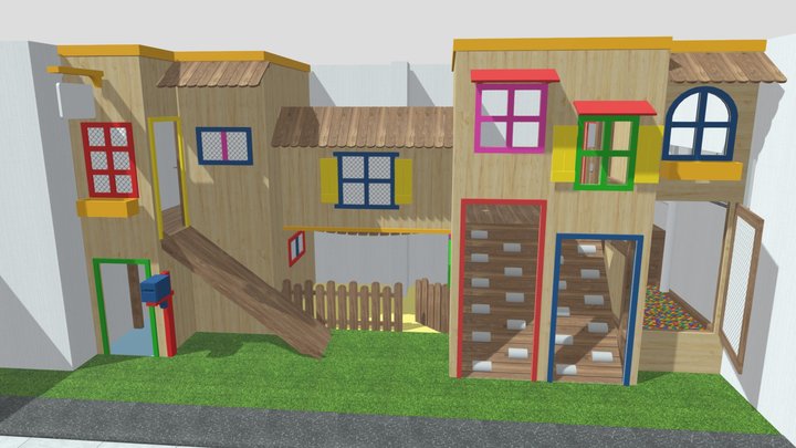 ADRIANA - BRINQUEDO CIDADE 3D Model