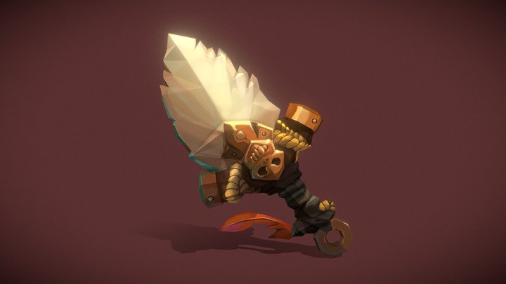 Hearthstone_Tooth Dagger_Fanart 3D Model