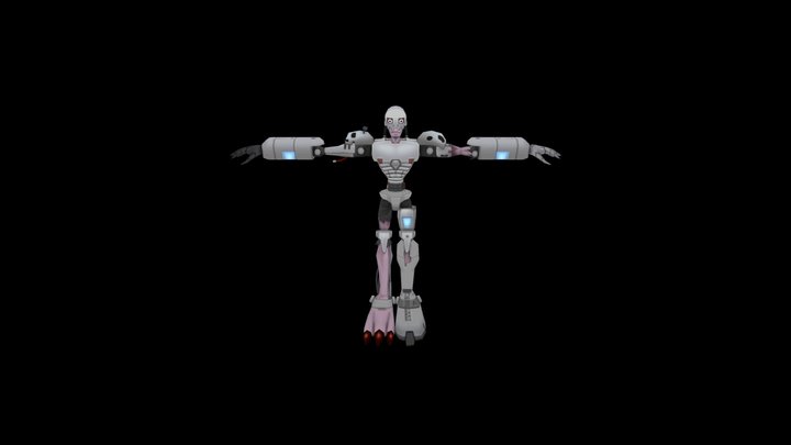 Digimon Links - Andromon 3D Model