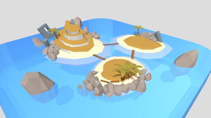 Islands 3D Model