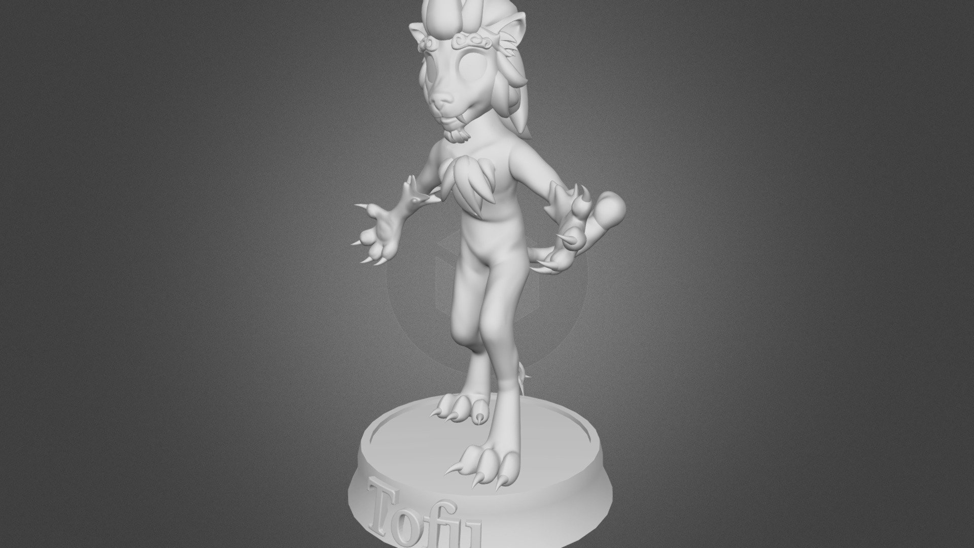 Tofu 3d Print 3d Model By Mainartsnstuff [6cd06cc] Sketchfab