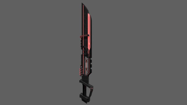 sci-fi sword 3D Model