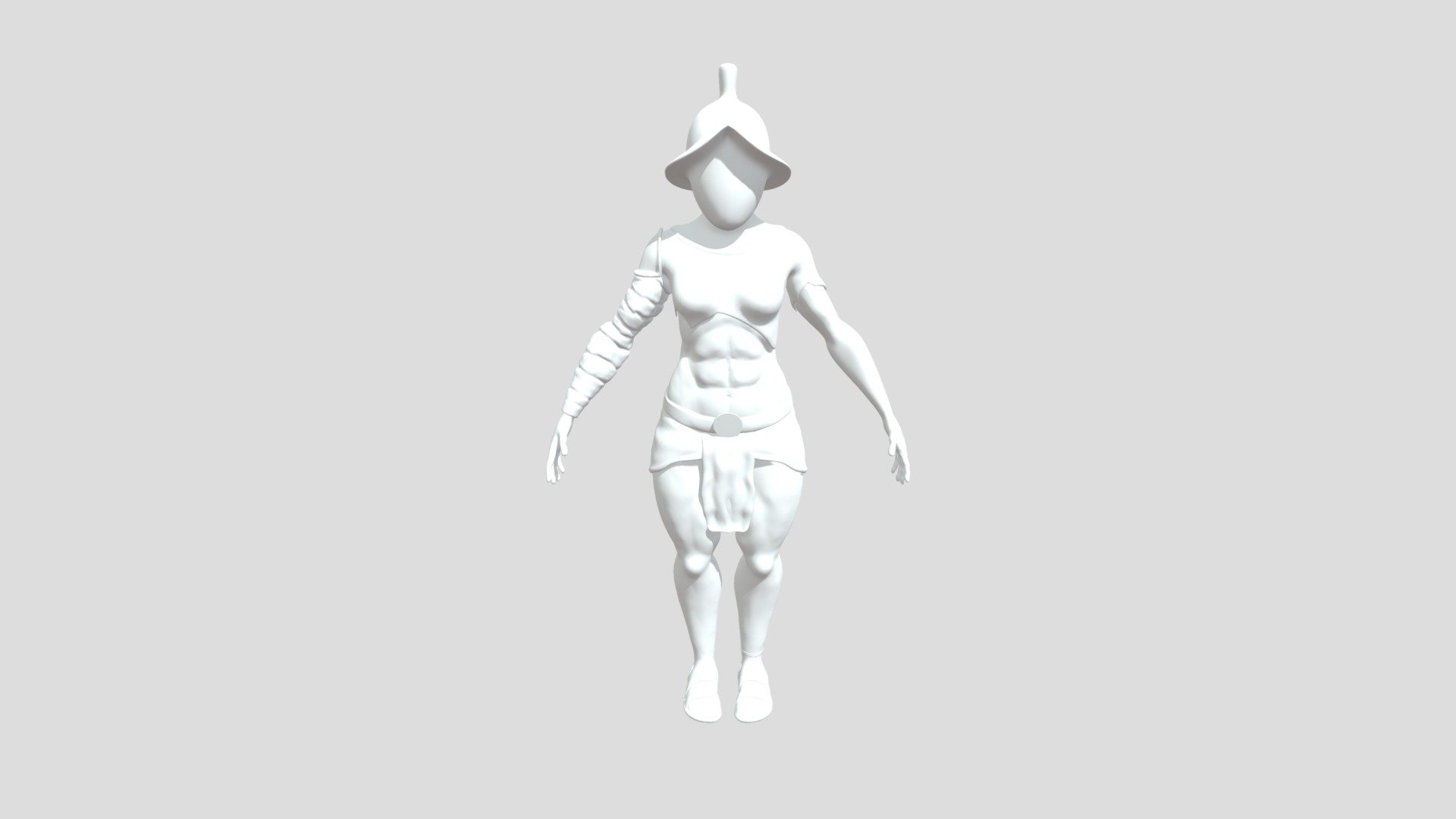 High_ Poly_ Gladiator - 3D model by wilzzz [6cd107d] - Sketchfab