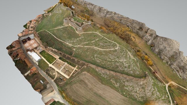 Vista aérea Berlanga 3D Model